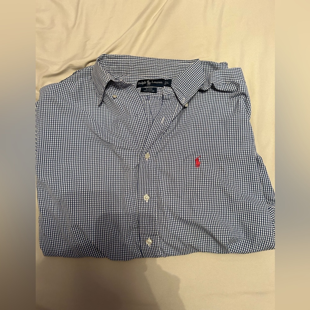 Button up polo long sleeve